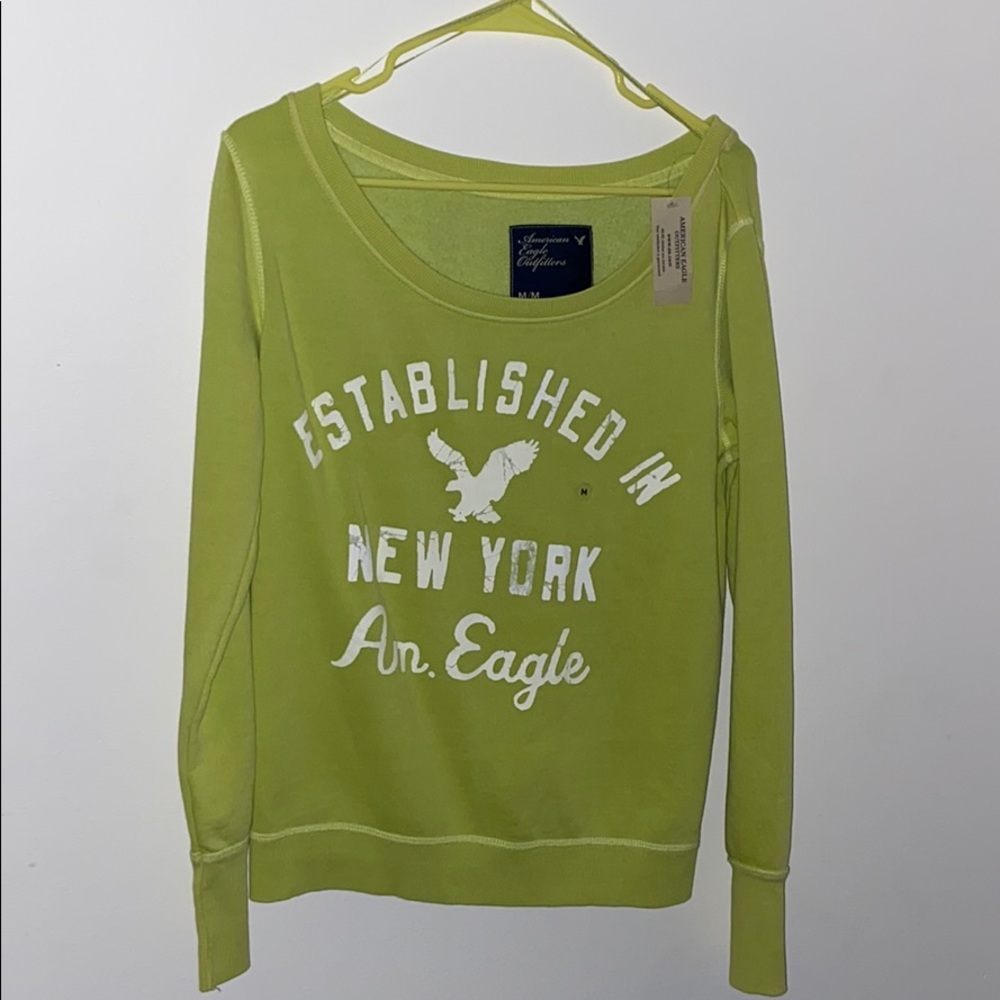 American Eagle neon sweatshirt